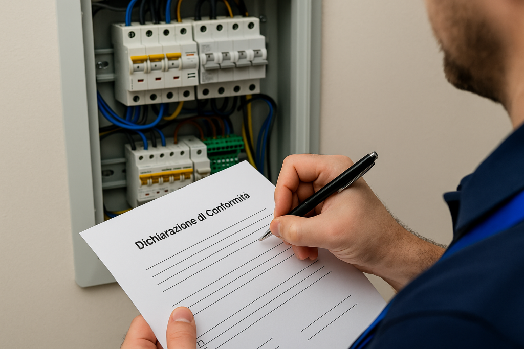 dichiarazione di conformità dico