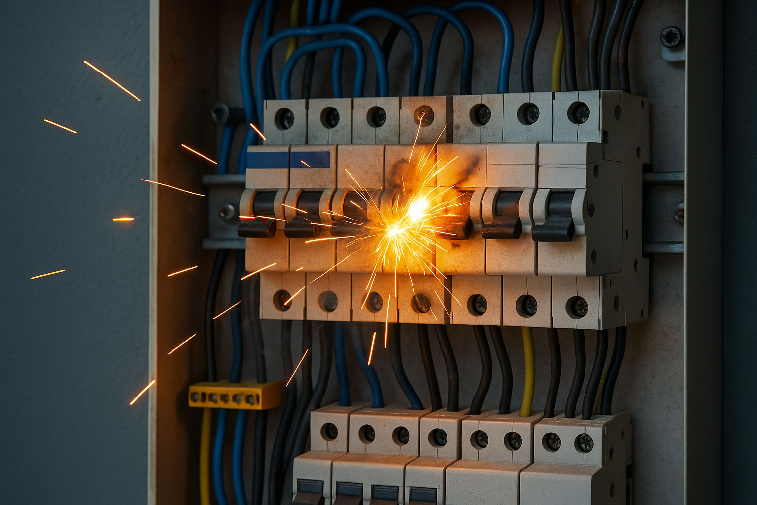 corto circuito in casa